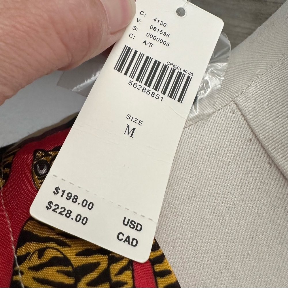 Anthropologie Dhruv Kapoor button front‎ bright print belted dress size M NWT - Picture 8 of 10